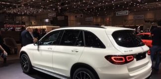 Mercedes GLC restylé lors de sa présentation officielle en mars 2019