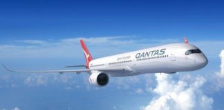 Un avion de Qantas, la compagnie aérienne la plus sure au monde en 2019.