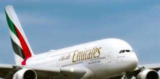 Un avion de la compagnie Emirates.